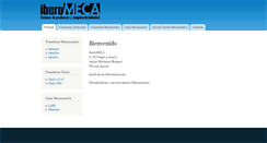 Desktop Screenshot of iberomeca.com